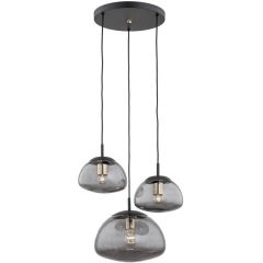 Argon Trini 1493 lampa wisząca 3x15 W czarna