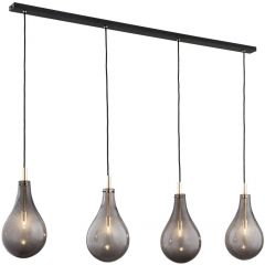 Argon Oakland 1740 lampa wisząca 4x6 W czarna