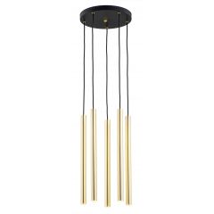 Argon Sicilia Plus 2144 lampa wisząca 5x6 W czarna