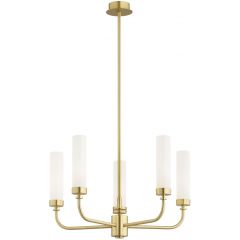 Argon Preston 5081 lampa wisząca x7 W biała-mosiądz