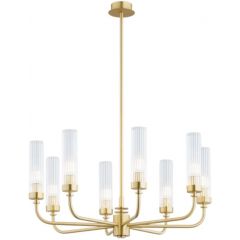 Argon Preston 5082 lampa wisząca x7 W mosiądz-przezroczysta