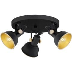 Argon Lenora 6241 lampa podsufitowa 2x7 W czarna