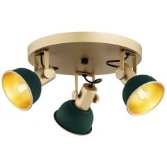 Argon Lenora 6242 lampa podsufitowa 3x7 W zielona