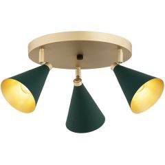 Argon Lucinda 6245 lampa podsufitowa 3x7 W zielona