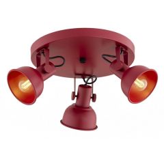 Argon Lenora 6264 lampa podsufitowa 3x7 W czerwona