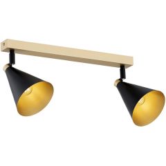 Argon Lucinda 7147 lampa podsufitowa 2x7 W czarna