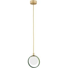 Argon Saturnia 8256 lampa wisząca 1x6 W zielona