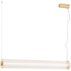 Argon Hampton 8624 lampa wisząca 1x90 W mosiądz-przezroczysta