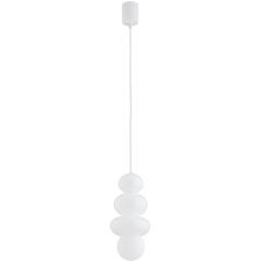 Argon Orlando Plus 8785 lampa wisząca 1x6 W biała-opal
