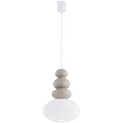 Argon Diego 8819 lampa wisząca 1x5 W opal-beżowa
