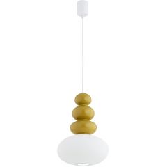 Argon Diego 8821 lampa wisząca 1x5 W opal-żółta