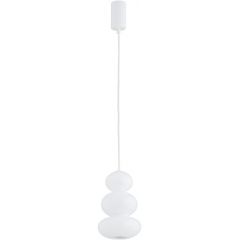 Argon Orlando 8824 lampa wisząca 1x5 W biała-opal