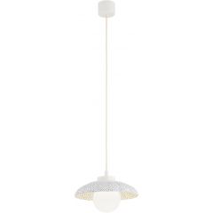 Argon Boll 8947 lampa wisząca 1x6 W biała-opal-granatowa