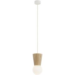 Argon Volante 8951 lampa wisząca 1x6 W drewno-opal