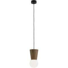 Argon Volante 8952 lampa wisząca 1x6 W drewno-opal