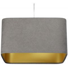 BPS Koncept Kwadro sue KW10540wW20 lampa wisząca 1x60 W złota-szary/popielaty