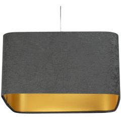 BPS Koncept Kwadro sue KW11040W20 lampa wisząca 1x60 W złota-grafitowa