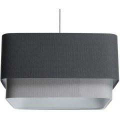 BPS Koncept Kwadro duo KWD007 lampa wisząca 1x60 W szary/popielaty-grafitowa