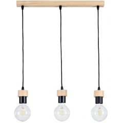 Britop Lighting Clarte 3274374 lampa wisząca 3x60 W czarna