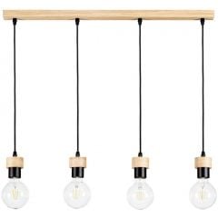 Britop Lighting Clarte 3274474 lampa wisząca 4x60 W czarna