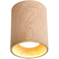 Candellux Tuba 2277165 lampa podsufitowa 1x15 W drewno