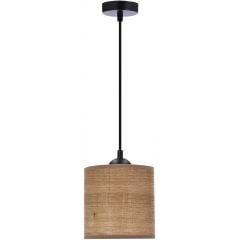 Candellux Legno 3118311 lampa wisząca 1x40 W czarna