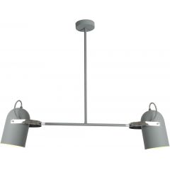 Candellux Gray 3266510 lampa podsufitowa 2x40 W szary