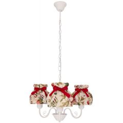 Candellux Rozano 3336902 lampa wisząca 3x40 W biała-multikolor