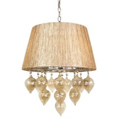 Candellux Elissa 3304567 lampa wisząca 3x40 W beżowa