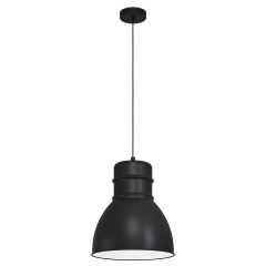 Eglo Ebury 43621 lampa wisząca 1x60 W czarna