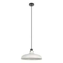 Eglo Matlock 43825 lampa wisząca 1x60 W czarna-szary/popielaty