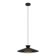 Eglo Grizedale 43885 lampa wisząca 1x40 W czarna-miedź