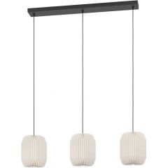 Eglo Belgrave 44102 lampa wisząca 3x40 W biała-czarna