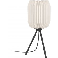 Eglo Belgrave 44103 lampa stołowa 1x40 W biała-czarna