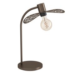 Eglo Swaby 44126 lampa stołowa 1x60 W brązowa