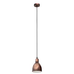 Eglo Priddy 49492 lampa wisząca 1x60 W miedź