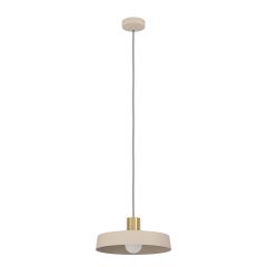Eglo Valdiola 900429 lampa wisząca 1x40 W beżowa