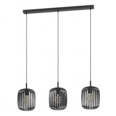 Eglo Romazzina 900495 lampa wisząca 3x60 W czarna