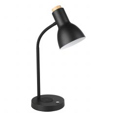 Eglo Veradal-QI 900628 lampa biurkowa 1x5 W czarna