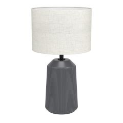 Eglo Capalbio 900824 lampa stołowa 1x40 W szara