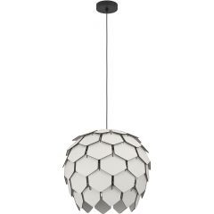 Eglo Mattanza 900847 lampa wisząca 1x40 W szary/popielaty