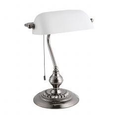 Eglo Banker 901019 lampa biurkowa 1x60 W nikiel