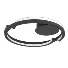 Eglo Mezzomonte 901821 lampa podsufitowa 1x20 W czarna