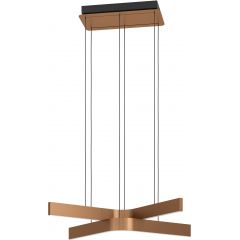 Eglo Folcino-Z 901864 lampa wisząca 2x18 W biała-brązowa