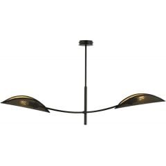 Emibig Lotus 11062 lampa podsufitowa 2x40 W czarny