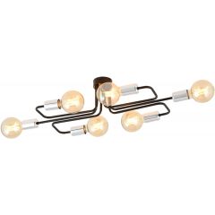 Emibig Veken 6A Silver 11746A lampa podsufitowa