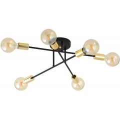 Emibig Veken 6B Gold 11756B lampa podsufitowa