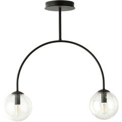 Emibig Archi 12862 lampa podsufitowa 2x10 W czarna