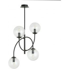 Emibig Archi 12864B lampa podsufitowa 4x10 W czarna