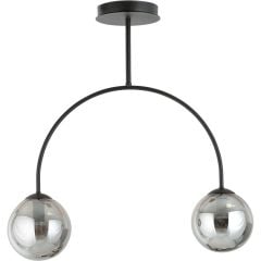 Emibig Archi 12872 lampa podsufitowa 2x10 W czarna